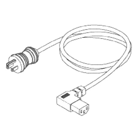 Hospital Grade Power Cord (13A @ 125VAC, Right Angle, 15 ft.) - RPC881