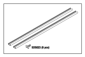 Rails, Guide For Sterrad Sterilizer Part: SDR035