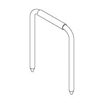 Aligner, Needle 1.50" L x 1.12" W, Sterrad 100S Sterilizer Part: SDT111