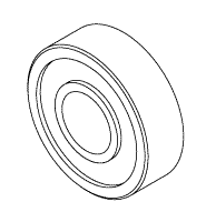 Front Bearing For Stryker Cast Cutter - STB031