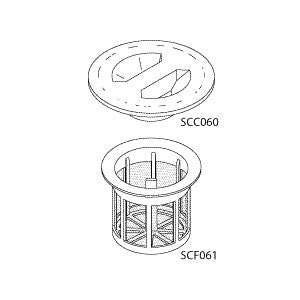 Resevoir, Cap and Filter Statim 2000/5000 Part: 01-109300S/SCK059