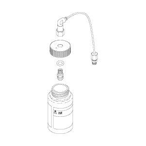 Bottle, Pump Tester Kit Scican Autoclave Part:01-100713S/SCK024