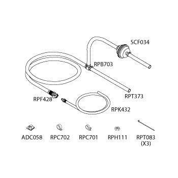 Drain, and Pump Filter Kit Scican Autoclave Part: 01-108152S/SCK037