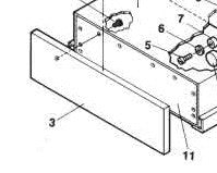 Step Front For Step Assembly Midmark Ritter Exam Table Part: 055-1200-01