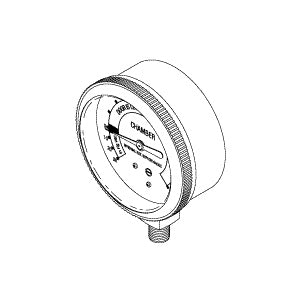 Gauge, Pressure For Century V116 V120 Part: 7872-051/AMG245