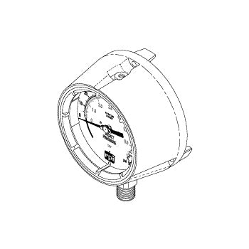 Gauge, Pressure (Jacket) for Amsco/Steris Autoclaves Part: AMG287