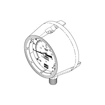 Gauge, Pressure (Chamber) for Amsco/Steris Front Panel Part: AMG288