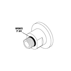 Fitting, Adaptor, 16KF flange 100NX/NX Bulk Sterilizer Part:SDF092