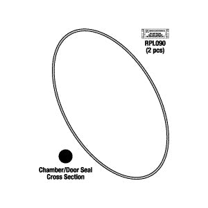 Gasket, Door Seal, Sterrad 100NX Sterilizer Part: 22-00537-388/SDS063