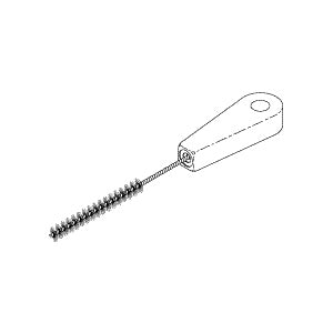 Brush, Wire 1/2" DIA 100NX/NX Sterilizer Part: RXB060