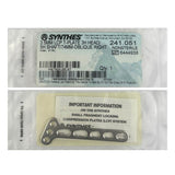 Synthes 3.5mm LCP T-Plate 3H Head/5H Shaft - 241.051