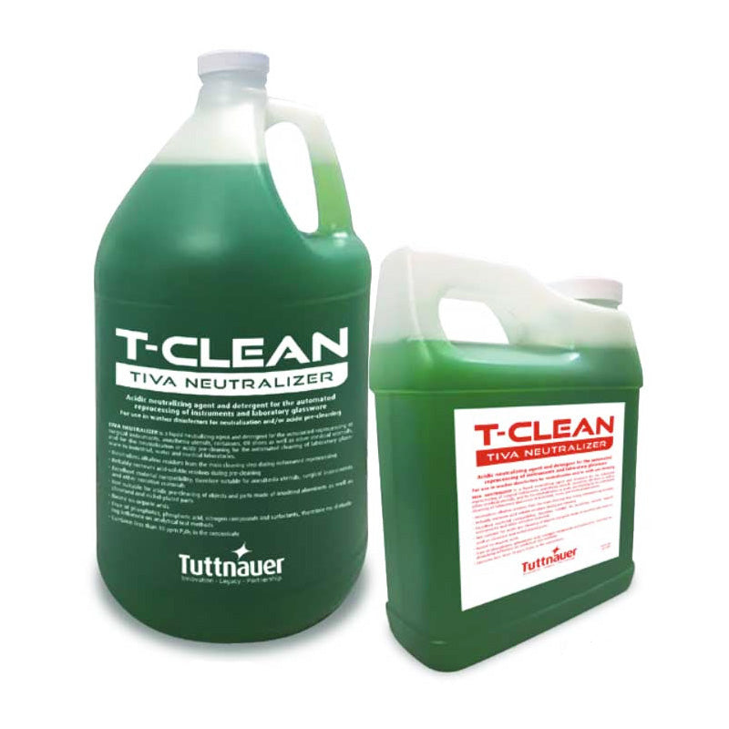 T-Clean TIVA Neutralizer By Tuttnauer 1 and 4 Ltr Sku: TN-1L/TN-4L