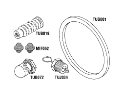 Gasket and PM Kit, Tuttnauer 1730E/M Autoclave Part: 02610020/TUK121