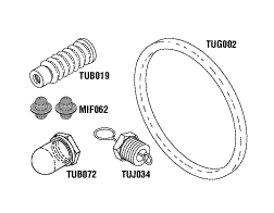 Gasket, PM Kit/Tuttnauer EZ10K/2540EKA Autoclave Part: 02610023/TUK129