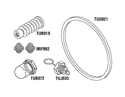 Gasket, PM Kit/Tuttnauer 2340EK/MK Autoclave Part: 02610118/TUK126