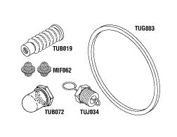 Gasket, PM Kit/Tuttnauer 2540M/E Autoclave Part: 02610023/TUK128