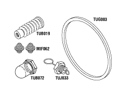 Gasket, PM Kit/Tuttnauer 2540EK/MK Autoclave Part: 02610023/TUK130