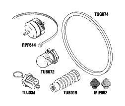 Door Gasket PM Kit Tuttnauer Autoclave 3870EA, 3870EHS Part: 02610019/TUK132