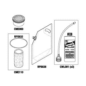 PM Kit, Tech West ACL6T2 Later Dental Compressor Part:CSKL-3P/CMK184