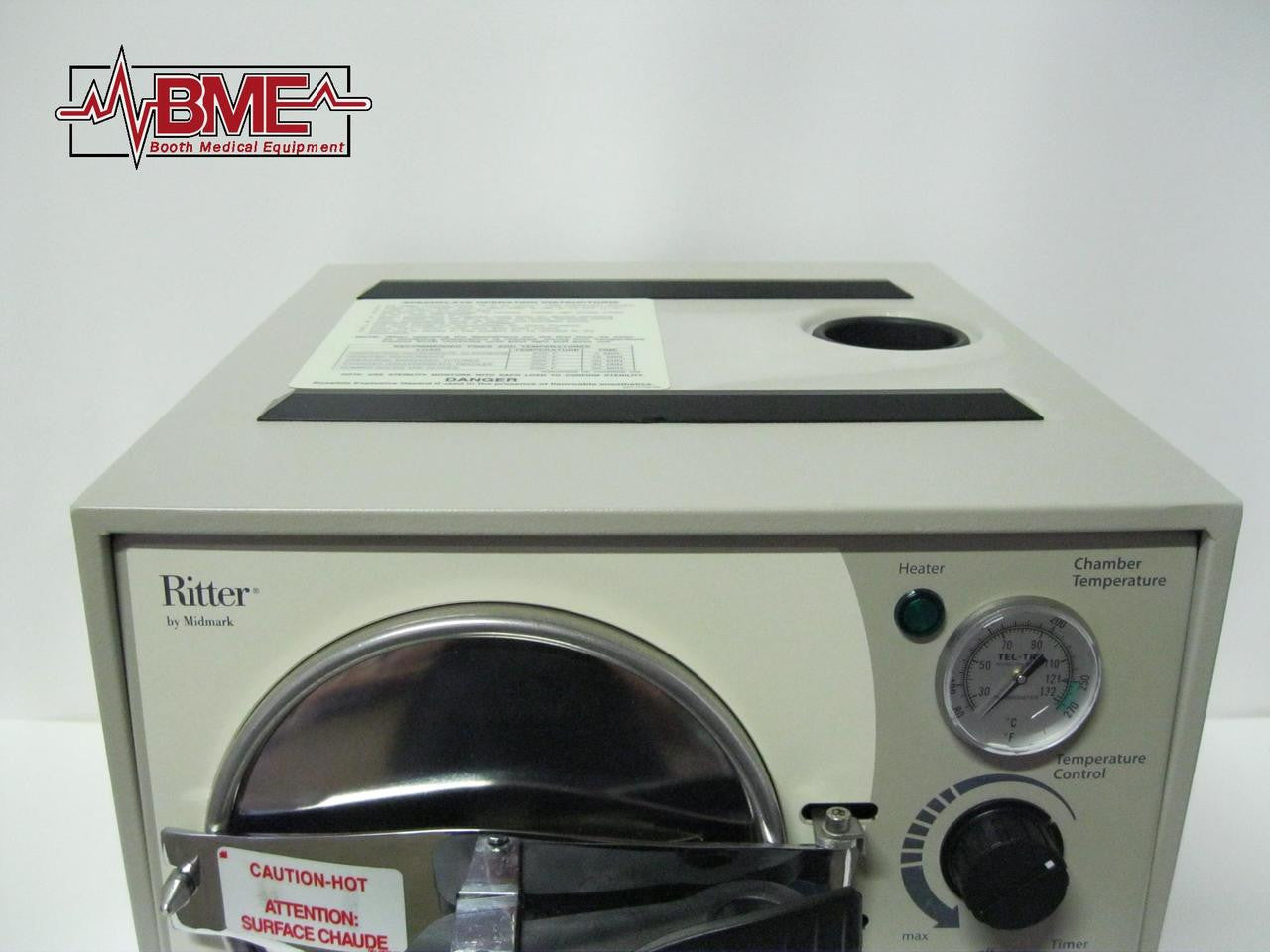 Booth Medical - Midmark Ritter M7 Refurbished Autoclave - Top