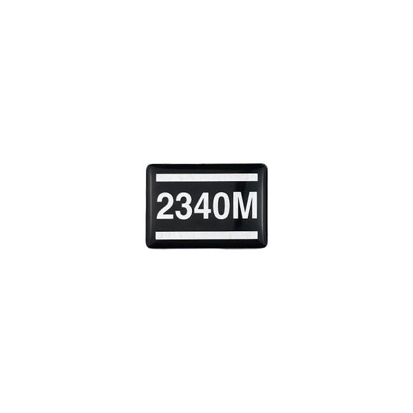 Label, Door Black Rectangle Tuttnaer 2340M Autoclave Part: 02510205