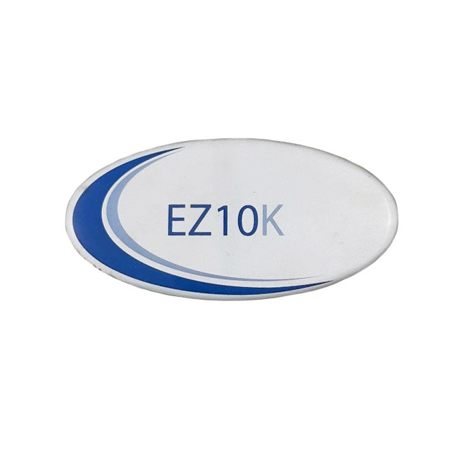 Label, Door For The Tuttnauer EZ10K, Blue Oval Part: LAB048-0288