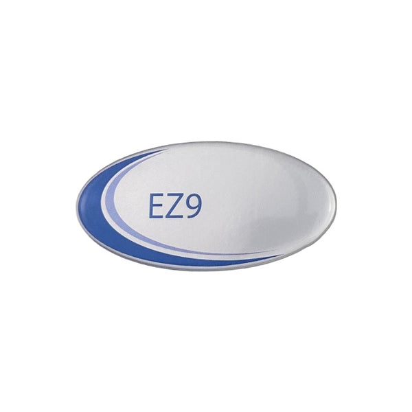 Label, Door Blue Oval - Tuttnauer EZ9 Autoclave Part: LAB048-0285