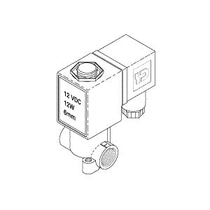 Valve, Solenoid 6mm/Tuttnauer Autoclave Part: 01810103/TUV085