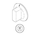 Knob, Thermostat/Tuttnauer Autoclave Part: 02450003/TUK050