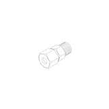 Adaptor, Threaded For Most Tuttnauer Autoclaves Part: TUA060