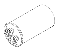 Capacitor For PowerVac Dental Vacuum (60?f, 370VAC) -VPC156