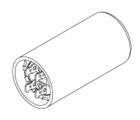 Capacitor For  MC-201/201 FS/201W Dental Vacuum (189-227deg F, 125VAC) - VPC157