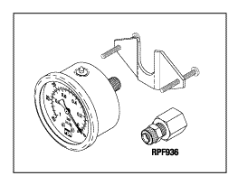 Gauge For MC-201/202 FS Dental Vacuum - VPG094