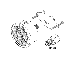 Liquid Filled Gauge For  MC-20/202 FS Dental Vacuum - VPG095