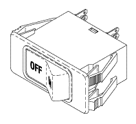 Power Switch/Circuit Breaker For Dental Vacuum (1/2A) - VPS170