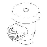 Anti-Syphon Valve For Dental Vacuum (3/8")- VPK007