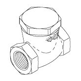 Check Valve For MC 201/202 Dental Vacuum (3/8") - VPV055