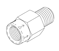 Check Valve For VacStar Dental Vacuum (1/4" In-Line) - VPV057