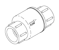 Check Valve For Tech West Dental Vacuum, 3/4" - VPV058