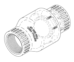 Check Valve For CAS/PowerVac Dental Vacuum  (1-1/2") - VPV120