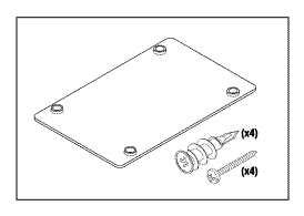 Wall Bracket For Welch Allyn 74710 Wall Transformer - WAB004