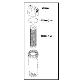 Assembly, Filter Housing, 3/4" FPT, Dental Water Controls SKU: WCA002