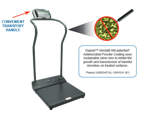 3000KL-AM Antimicrobial scale with Alesta AM Powder Coating