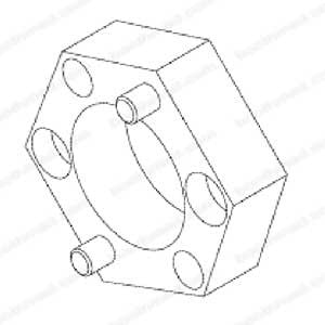 Booth Medical - Spanner Nut - ILS014 - 026169