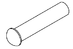 Booth Medical - Pin, Door Hinge Block Pelton Crane OCR Part: 004433/PCP166