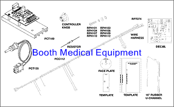 Booth Medical - Thermistor Conversion Kit Pelton OCM & OCR Part: PCK128