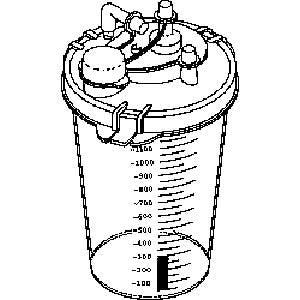 Booth Medical - Canister, 1100ML Collection/Gomco Pump Part: 01-90-3695/GOC044