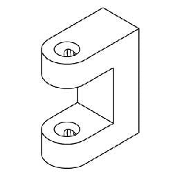 Booth Medical - Block, Door Hinge Pelton Crane OCR Part: 004351/PCH164