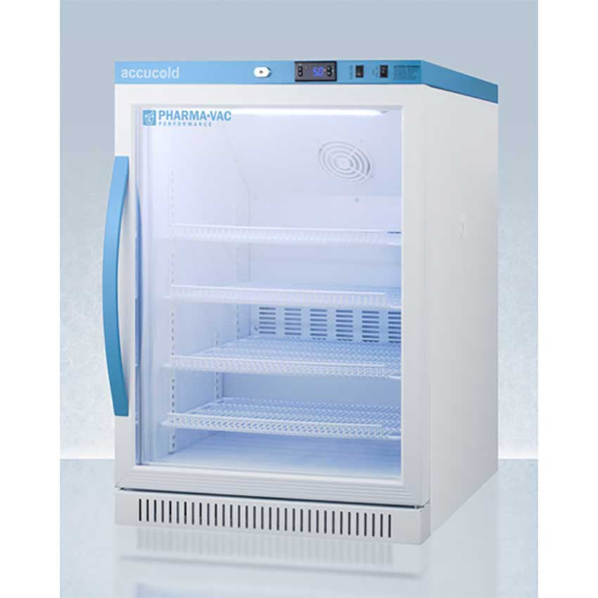 Accucold Pharma-Vac Vaccine Refrigerator Glass Door 