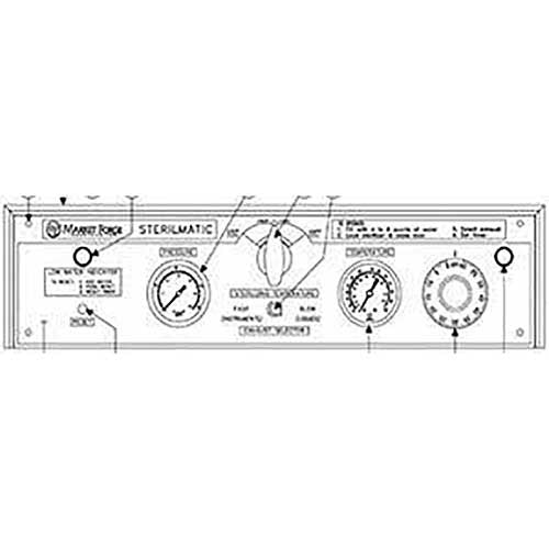 Panel, Control   STM-EL Market Forge Sterilizer Part: 10-9279